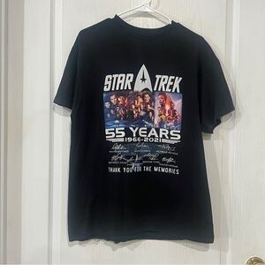 Star Trek 55 Years Black T-Shirt